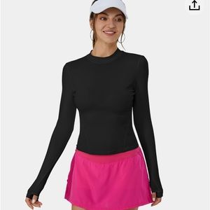 Halara Thumb Hole Basic Golf Sports Top